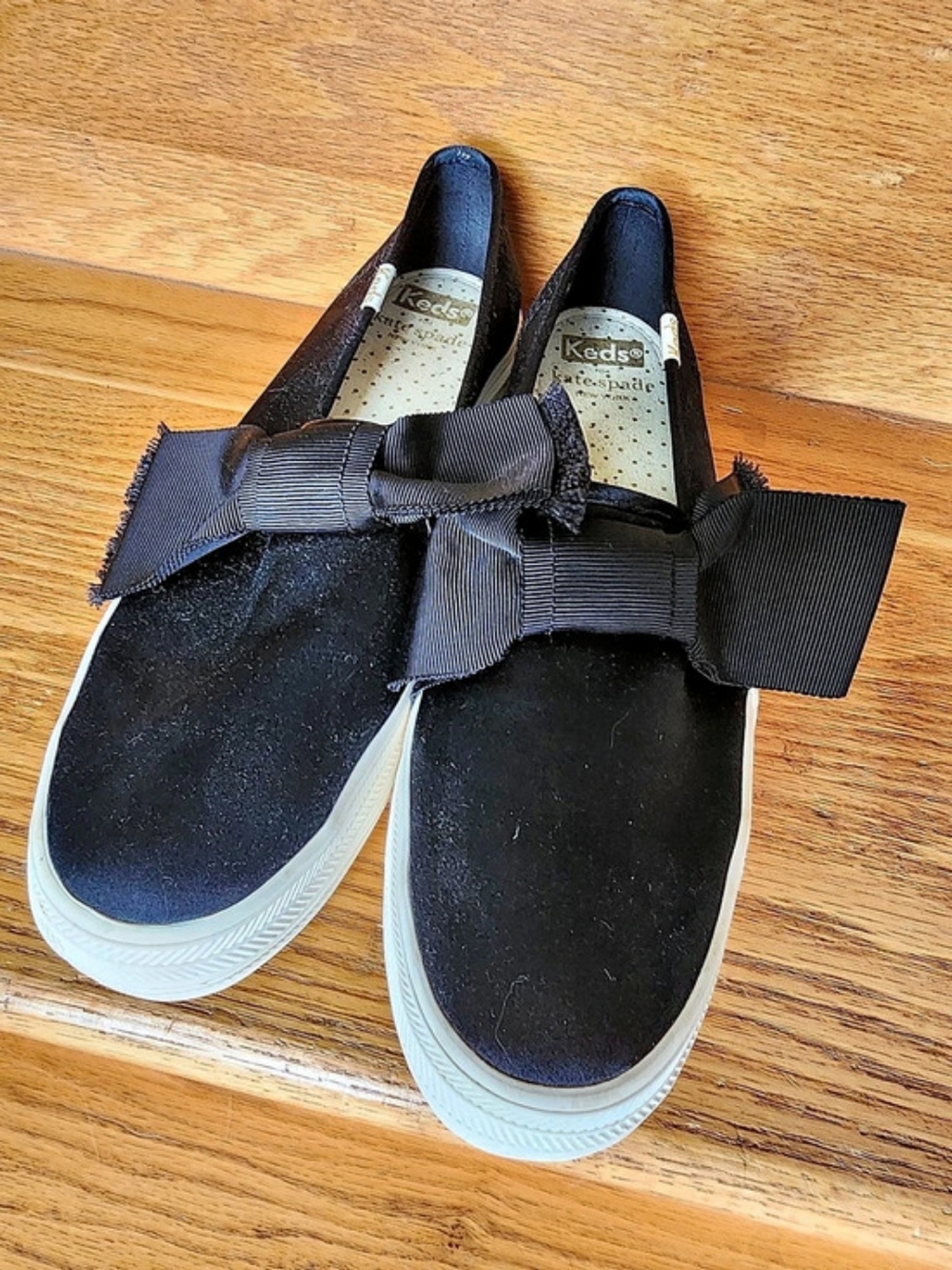Keds x Kate Spade New York Triple Decker Satin Bow Sneakers